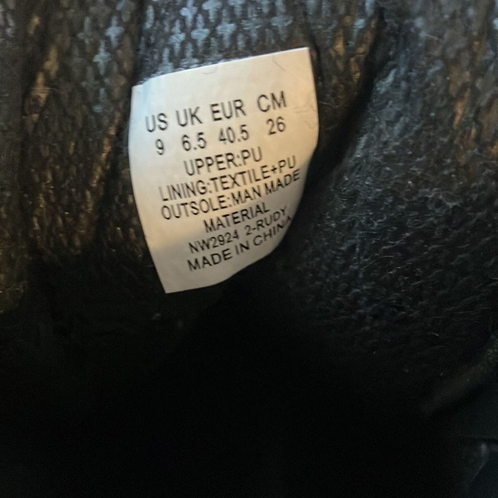 black polo boots size 9- women’s - Picture 4 of 4